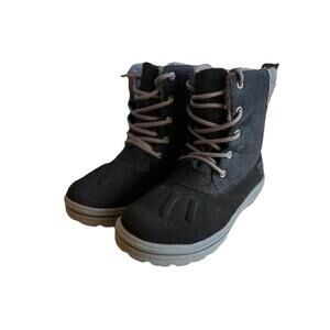 Rugged Outback Black Winter Boots Size 3